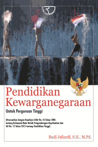 Pendidikan Kewarganegaraan Untuk Perguruan Tinggi