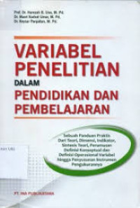 Variabel penelitian dalam Pendidikan dan pembelajaran