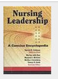 Nursing leadership :a concise encylclopedia